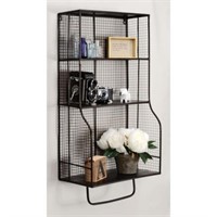 Distressed Wall Storage Organizer