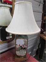 Vintage equistrian lamp