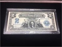1899 $2 Mini Porthole Silver Certificate