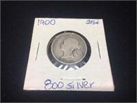 1900 Canada Silver Quarter