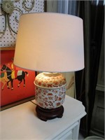 Orange asian lamp