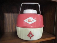 Vintage pink Coleman cooler