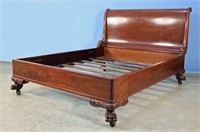 Tobey Furniture Co. Mahogany Dolphin Bed