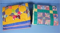 Two Multi Color Tennessee Handmade Quilts