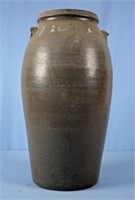 Gray Stoneware 6 Gal. Crock Attributed to Lafever