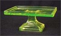 Clark's Teaberry Gum Vaseline Glass Display Stand