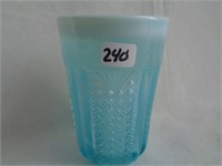 Contemporary Blue Opal Tumbler- pattern unknown to