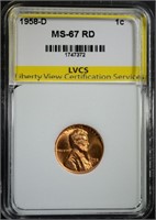 1958-D LINCOLN CENT LVCS SUPERB GEM