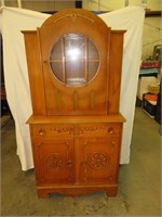 One of a Kind Unique Vintage Curio Display Cabinet