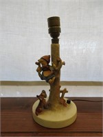 Vintage Goebel Hummel Ceramic Lamp - Works