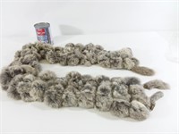 Foulard en fourrure de lièvre - Hare pelt scarf