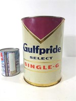 Bidon d'huile Gulfpride Select oil canister *