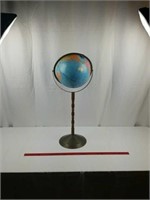 Imperial globe on wood and metal stand