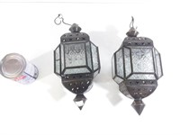 2 lampes marocaines - Morocccan lamps