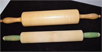 PAIR COUNTRY KITCHEN ROLLING PINS