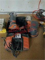Ridgid sander and router with charger