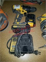 Dewalt drill and two batteries