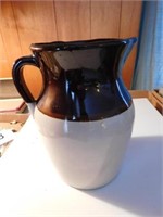 Crock pitcher, 10" tall