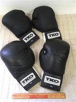 TKO TOP QUALITY LEATHER BOXING GLOVES