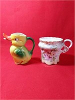 Mustache cup and Porcelain duck