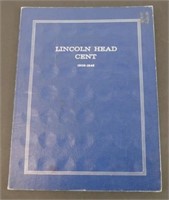 Lincoln Cent Book 1909 - 1943 w/ 25 Coins