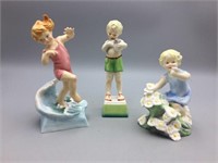 Lot of three Royal Worcester  figurines