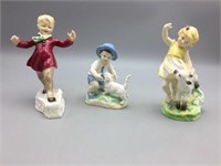 Lot of three Royal Worcester figurines