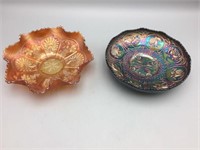 Lot of two carnival bowls