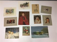 Frank Zuccarelli water color paintings lot