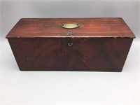 Early wooden dovetailed box