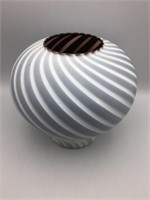 Mid century unsigned Murano glass vase