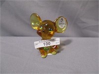 Fenton decorated mouse