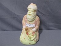 Fenton  decorated Santa as shown- kneeling