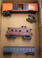 Post War Lionel Train Cars Lot