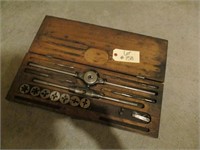 Tap & Die Set in wood box