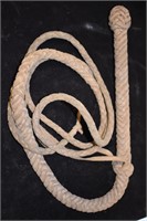 VINTAGE LEATHER COWBOY WHIP