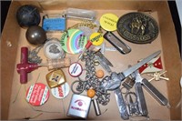 GROUP SMALL ITEMS LIGHTER, FINALS RODEO, BADGES