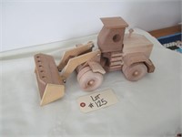 Wood Model Front End Loader with moving parts
