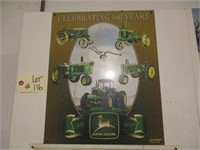 metal sign Celebrating 160 years John Deere