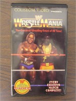 Wrestle Mania 1 Beta Tape & Case