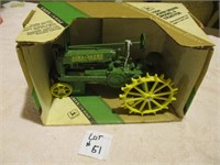 1934 JOHN DEERE MODEL A TRACTOR ON STEEL NIB