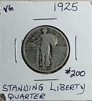 1925 Standing Liberty Quarter  VG