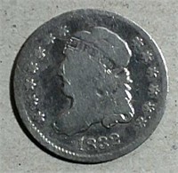 1832 Capped Bust Half Dime  VG Details