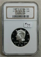 1997-S Silver Kennedy Half Dollar  NGC PF-69 U C