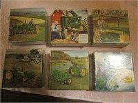 LOT OF 6 JOHN DEERE PUZZLES NIB