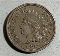 1862 Indian Head Cent  XF