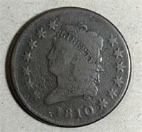 1810 Classic Large Cent  VG-Details