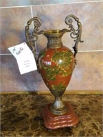Porcelain/Metal Vase