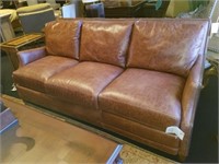 Century Leather Erwick Sofa & Matching Chair