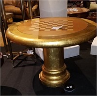 Round Game Table w/ Reversible Top